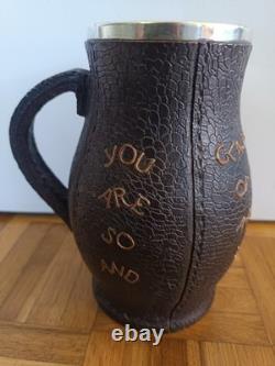 Rare pichet, carafe ancien Royal Doulton Lambeth Slater's Patent 1885-1900