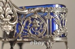 SALIERE SALERON ANCIEN ARGENT MASSIF ANTIQUE SILVER SALT CELLAR 19th c