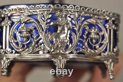 SALIERE SALERON ANCIEN ARGENT MASSIF ANTIQUE SILVER SALT CELLAR 19th c