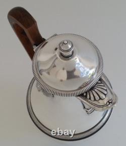 SUBLIME ancienne VERSEUSE CAFETIERE THEIERE ARGENT MASSIF Orfèvre SAVARY & FILS