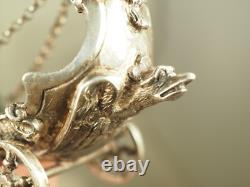 Saliere Ancien Saleron Argent Massif Antique Silver Cherub Salt Cellar