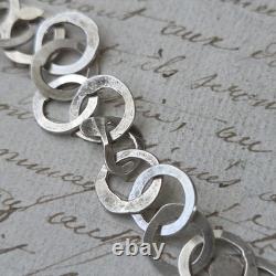 Sautoir Argent XIXè Ancien Long Collier 94 cm 19thC Silver Necklace