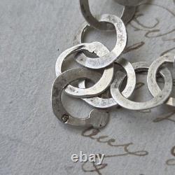 Sautoir Argent XIXè Ancien Long Collier 94 cm 19thC Silver Necklace