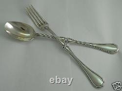 Service a salade argent massif ancien XIX server piece sterling silver 19th 224g