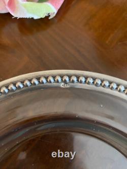 Service de Nuit Ancien en Cristal & Argent Massif Minerve Paris 1900 Debain