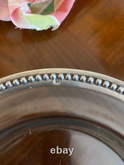 Service de Nuit Ancien en Cristal & Argent Massif Minerve Paris 1900 Debain