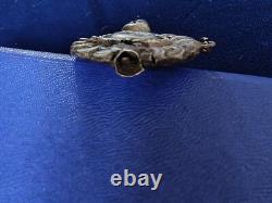 Sifflet Ancien En Argent Massif