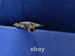 Sifflet Ancien En Argent Massif