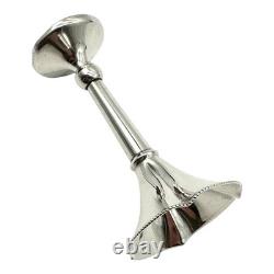 Soliflore ancien en argent Style Édouardien Poinçon Lion Passant