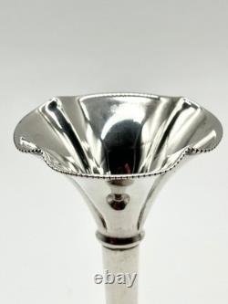 Soliflore ancien en argent Style Édouardien Poinçon Lion Passant