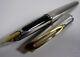 Stylo Waterman Cf Argent Massif Plume Or 18c Ancien Collection Vers 1950