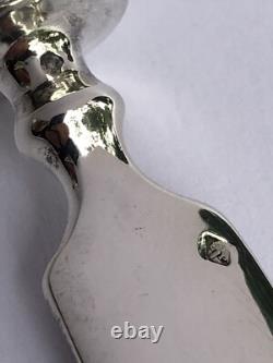 Sublime RARE ancienne PLUME PUIFORCAT ARGENT MASSIF TOURNE CADRAN TELEPHONIQUE