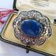Superbe Broche Ancienne Art Nouveau / N&eacute;o-renaissance Argent 800 Gustav Hauber