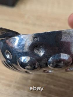 Tastevin ancien argent massif Rolesco Minerve 950 avec couvercle et écrin XXe