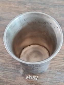 Timbale Gobelet Argent Massif Ancien XIX Poinçon 13 DK de 1867
