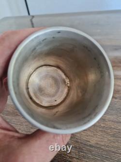 Timbale Gobelet Argent Massif Ancien XIX Poinçon 13 DK de 1867