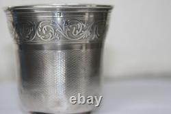 Timbale ancienne argent poinçon minerve 60 grs