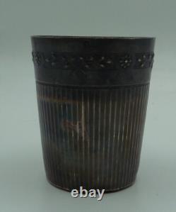 Timbale ancienne en argent massif 1er titre poinçon minerve #5256#