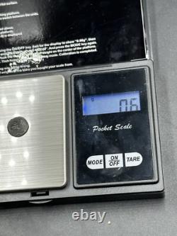 Très ancienne pièce romaine authentique unique visage roi en argent massif