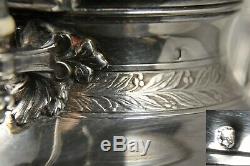 Verseuse Theiere Ancien Argent Massif Minerve Antique Solid Silver Tea Pot